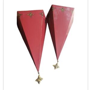 Vintage Set Southern Living at Home Metal Wall Shelfs